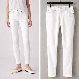LEVI’S 711 White Skinny Jeans Stretch Denim 31 Slim Fit Clean Classic Summer